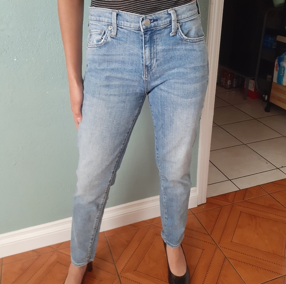 GAP Denim - GAP Light Indigo Girlfriend Jeans